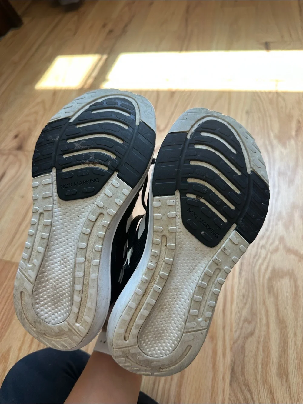 adidas Kids Black and White Bounce Sneakers
